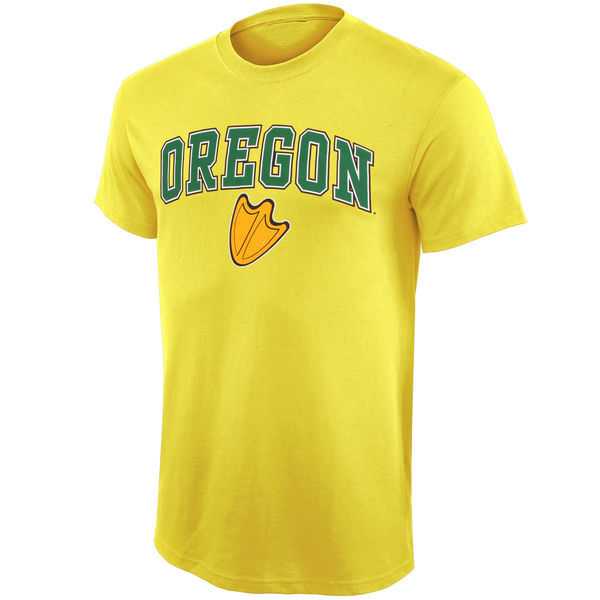 Oregon Ducks Arch Over Logo WEM T-Shirt - Yellow,We sell and wholesale Oregon Ducks Arch Over Logo WEM T-Shirt - Yellow on line form chian!